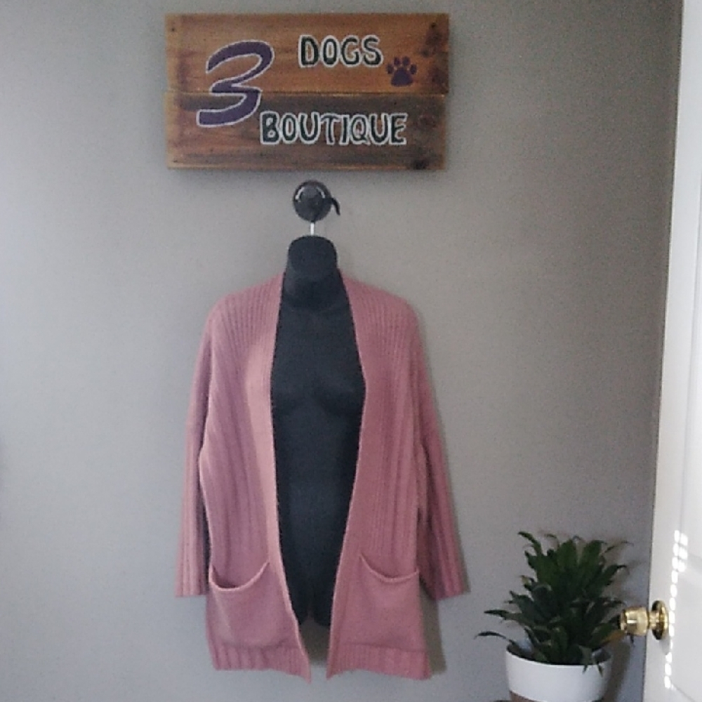 Topshop Soft Pink Cardigan Sweater